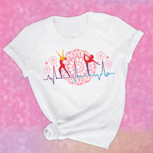 Heartbeat keep fit t-shirt