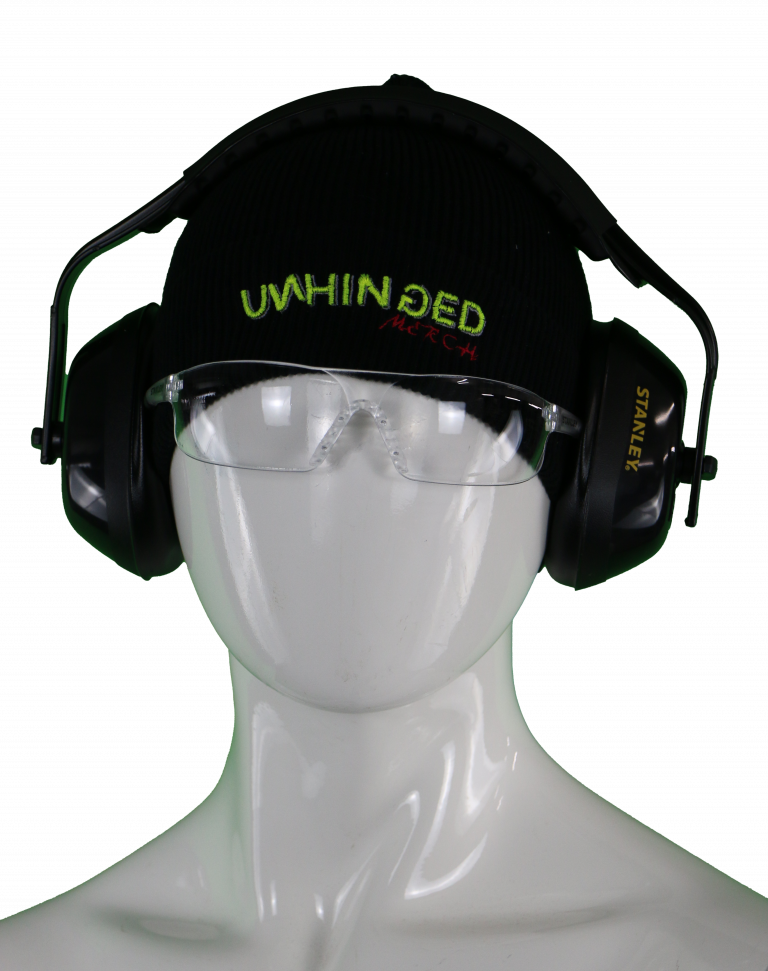 Beanie Safety Glasses and Ear Defenders